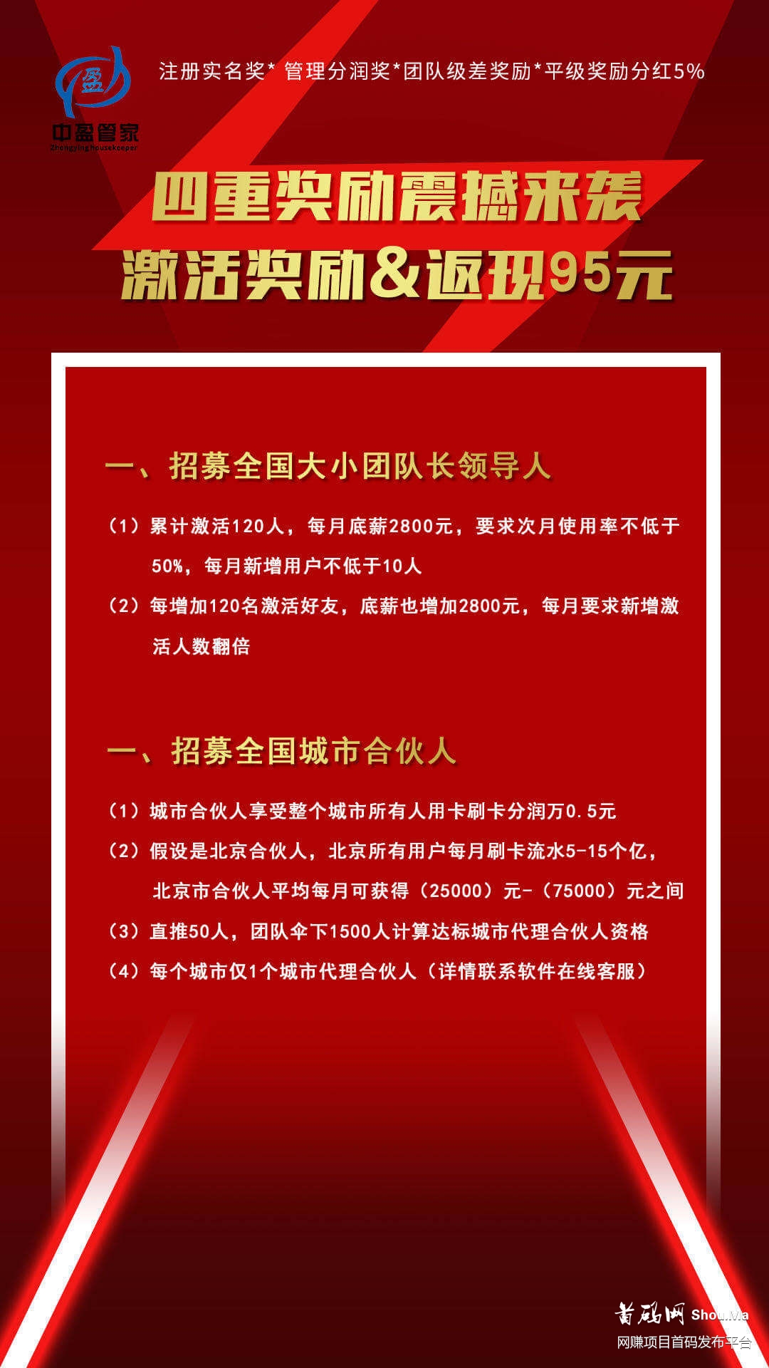中盈管家信用卡代还APP首码,六代激活奖励95六代笔数费,城主收益躺赚