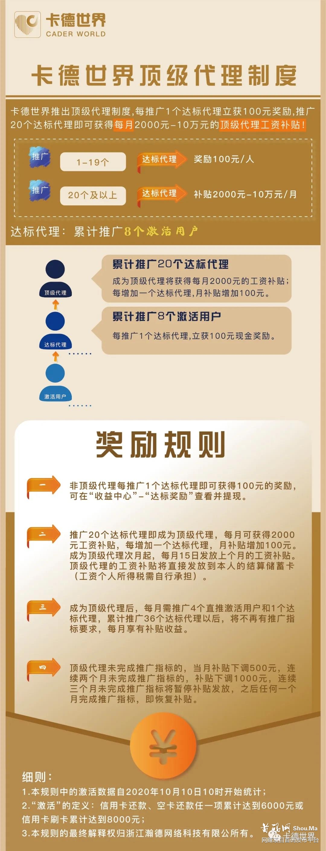 卡德世界首码，卡德世界代理制度模式解读