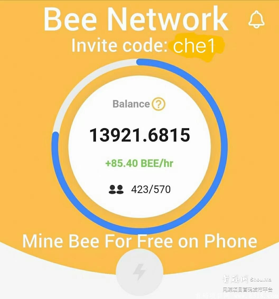 BEE蜂币国外大盘pi模式
中国区已上线一天挖19个