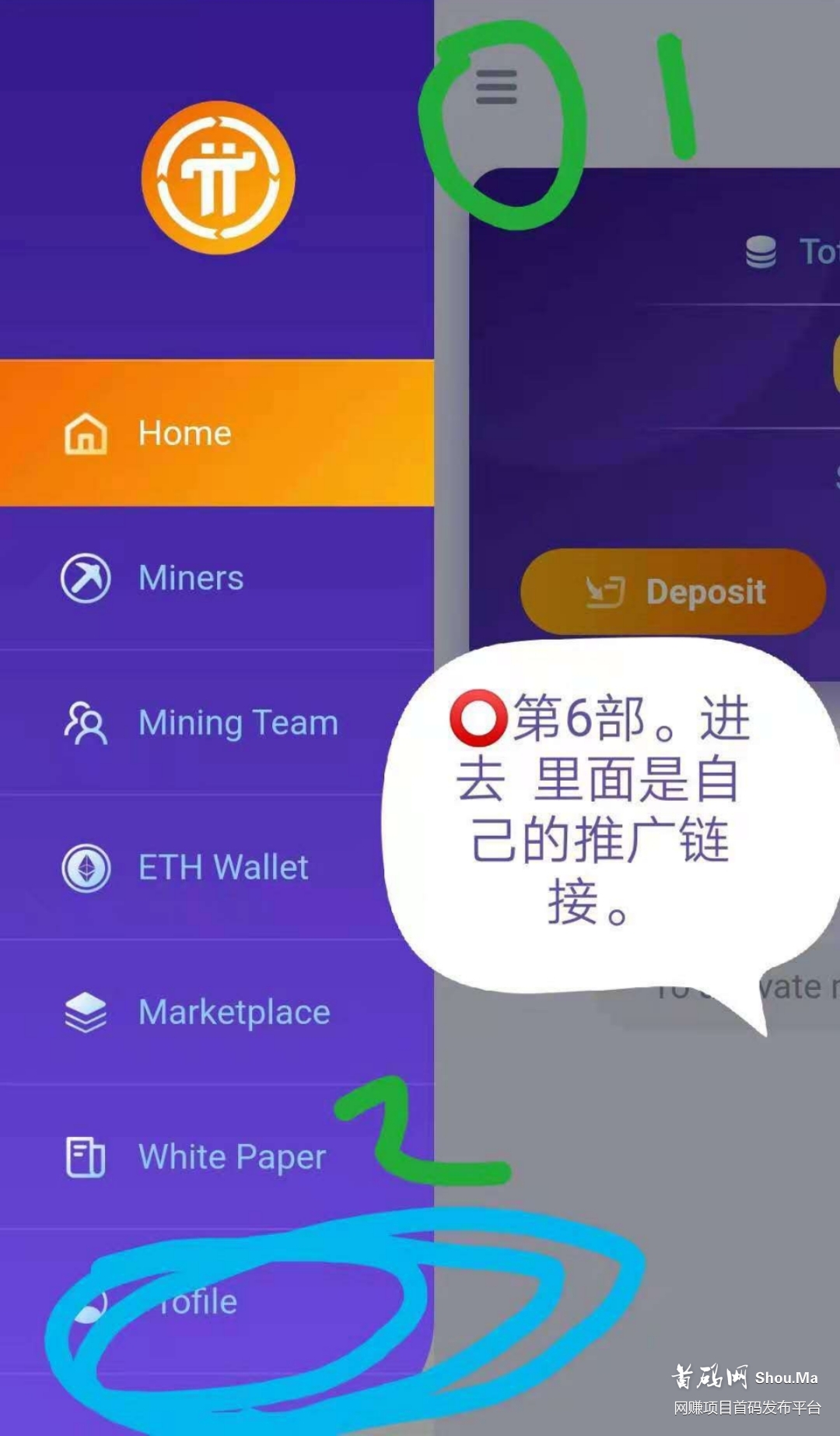 「Pi Futures」- 海外称呼小π币,每天收矿一次,10個起循环质押挖矿,可提現交易