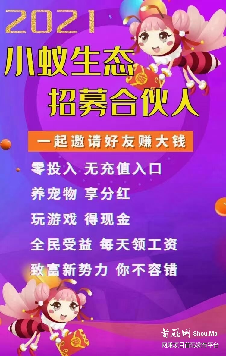 小蚁生态双APP运行赏金商业系统