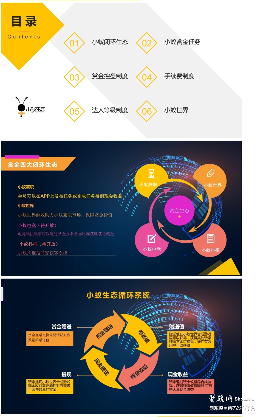 小蚁生态双APP运行赏金商业系统