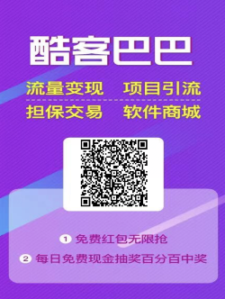 酷客巴巴首码刚出,扫码注册升级VIP直接给你升级6星