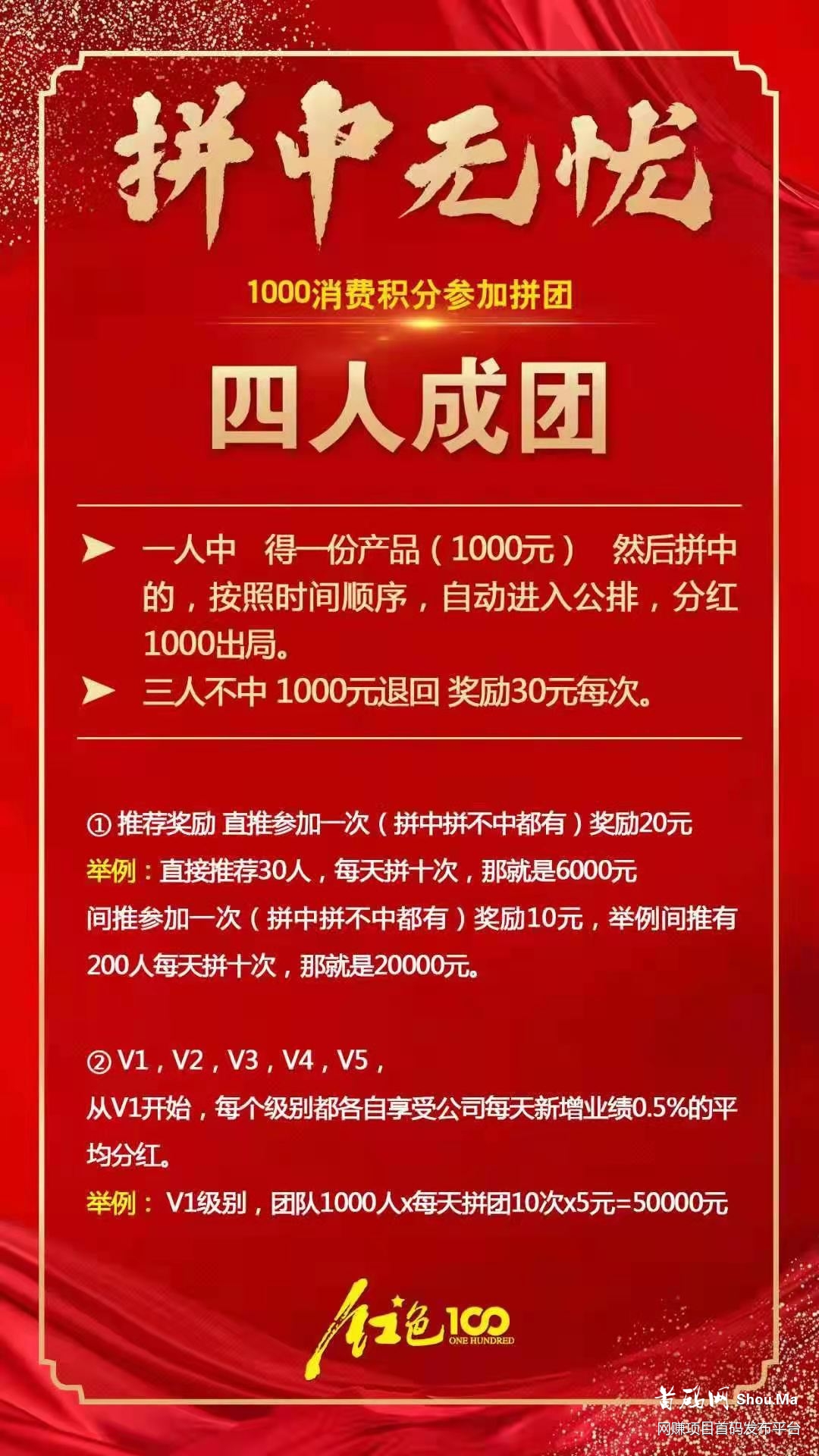 红色100，首码刚出.排线中
